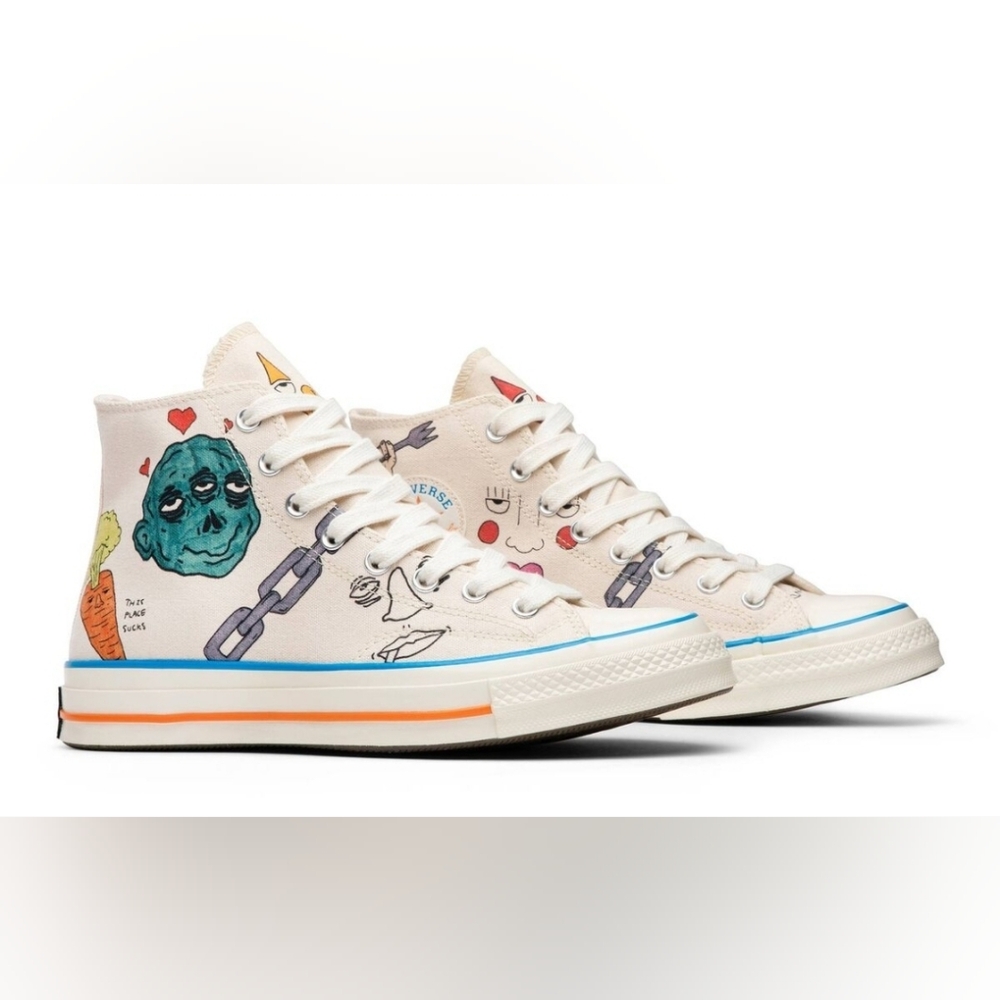 Like NEW Converse Tyler The Creator Foot Locker x Chuck 70 Artist Series Men 8.5